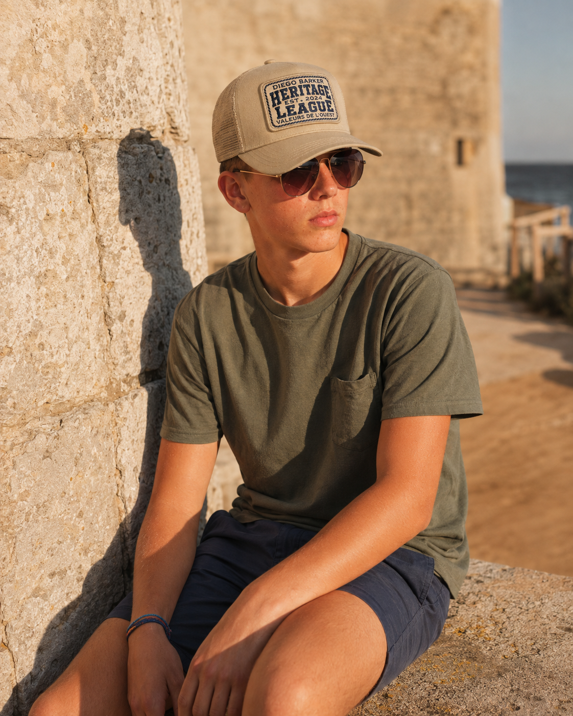 Casquette Trucker à Patchs Interchangeables — 3 patchs inclus