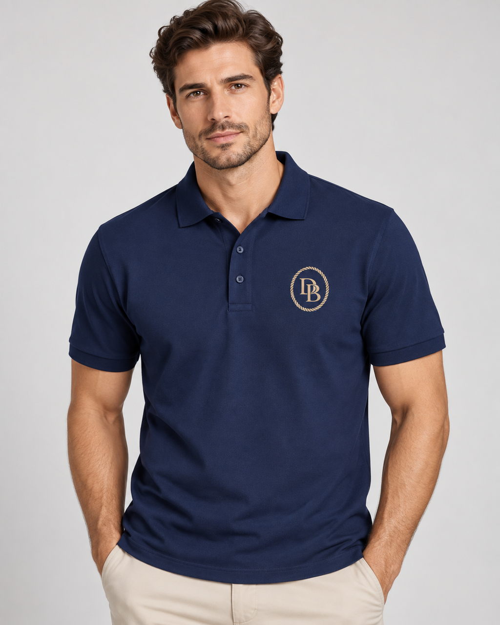 Polo DB Corde Marine