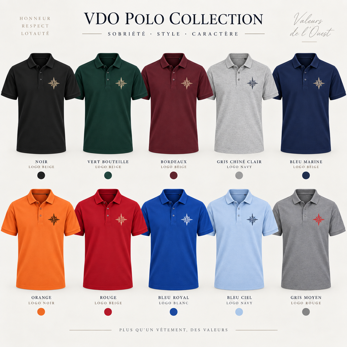 Polo VDO Signature Noire