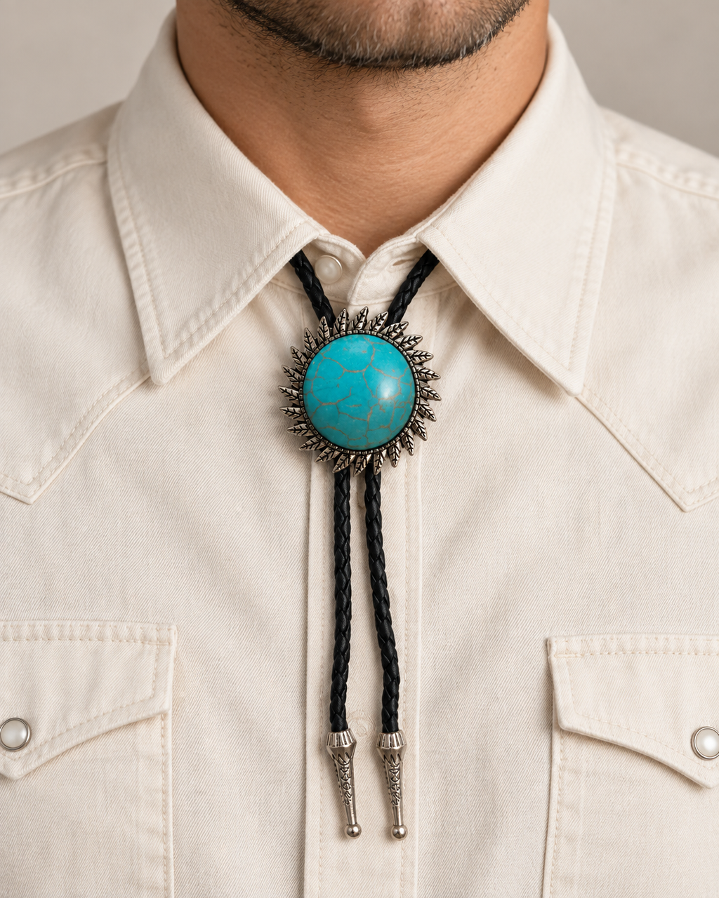 Bolo Tie Soleil Navajo