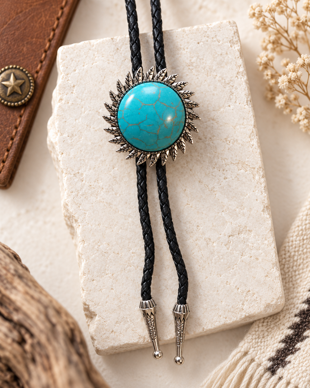 Bolo Tie Soleil Navajo