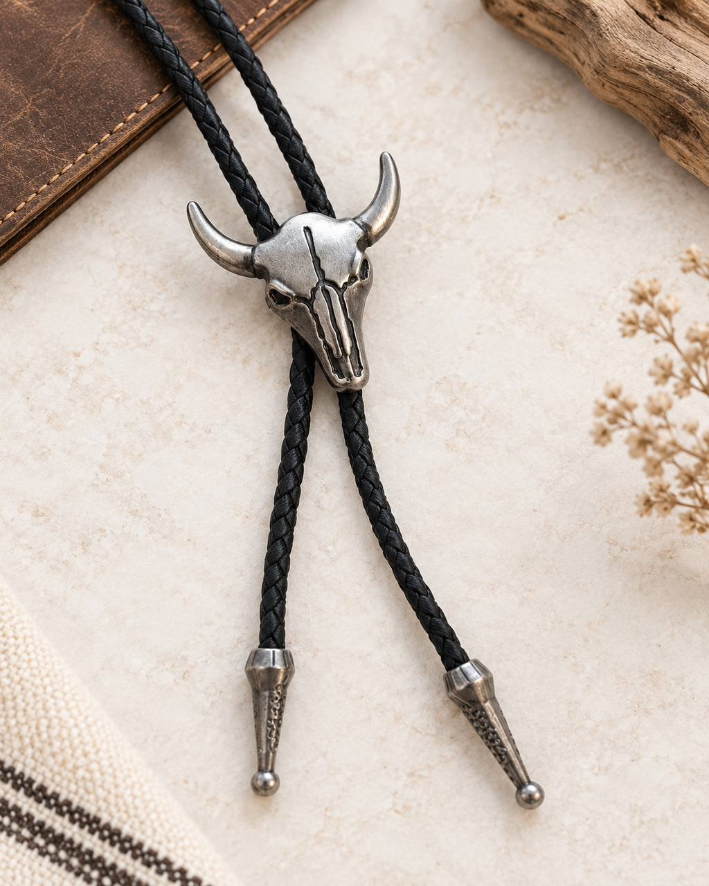 Bolo Tie Crâne Longhorn