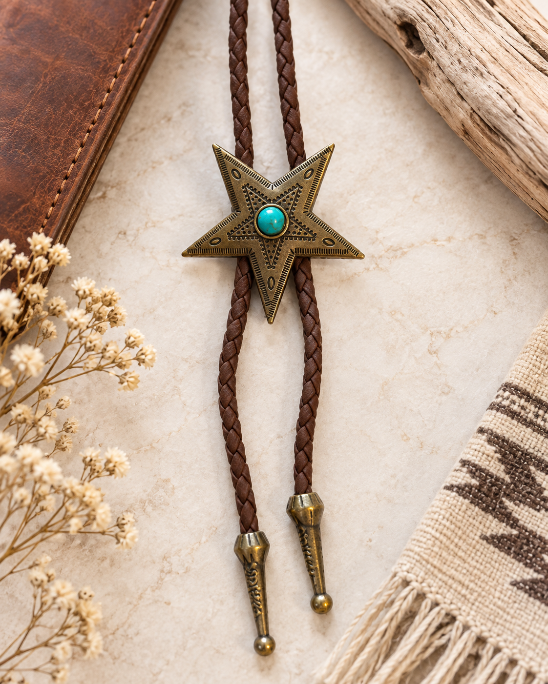 Bolo Tie Étoile du Texas