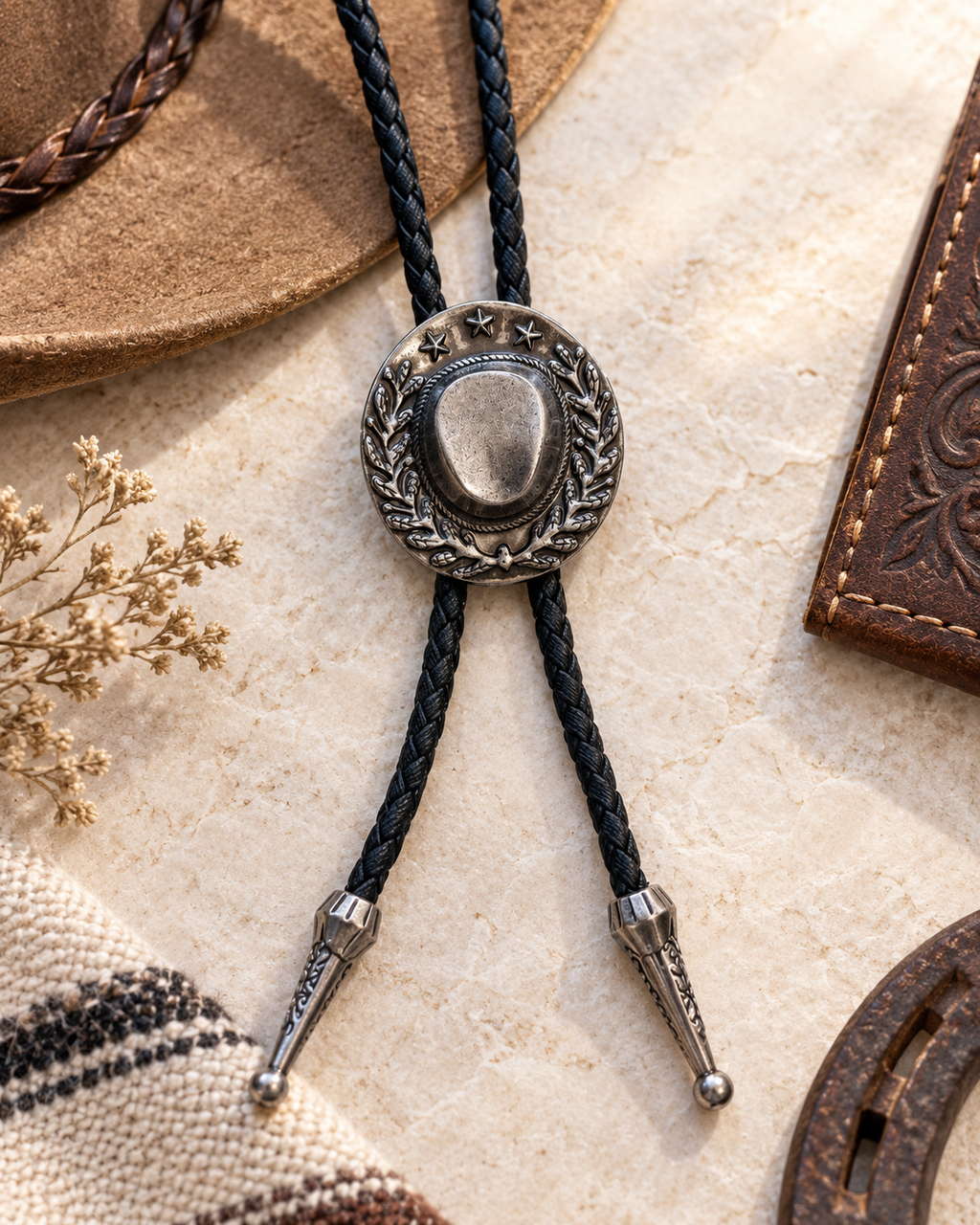 Bolo Tie Chapeau du Rodéo