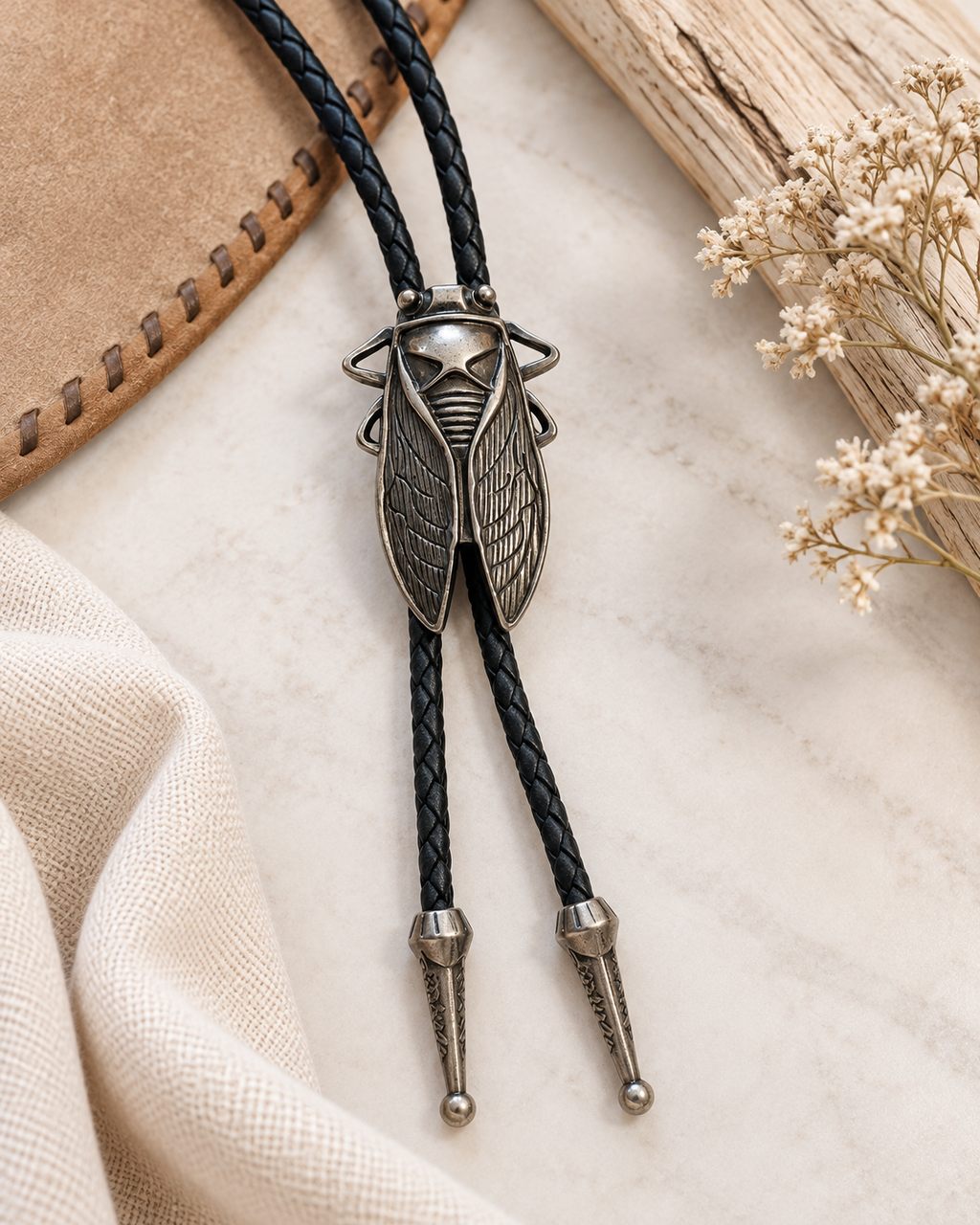 Bolo Tie Cigale Western
