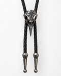 Bolo Tie Corbeau des Neiges