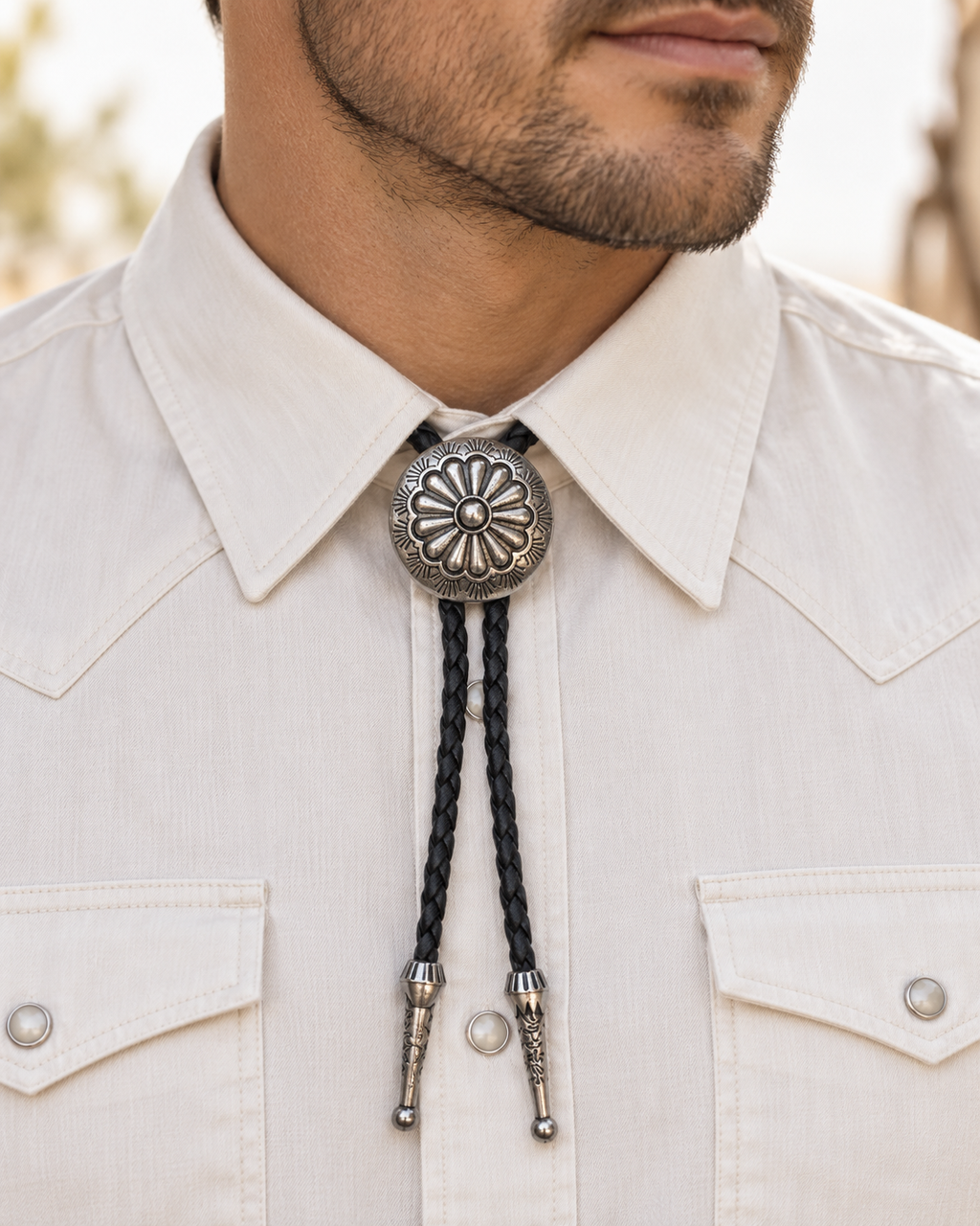 Bolo Tie Fleur du Canyon