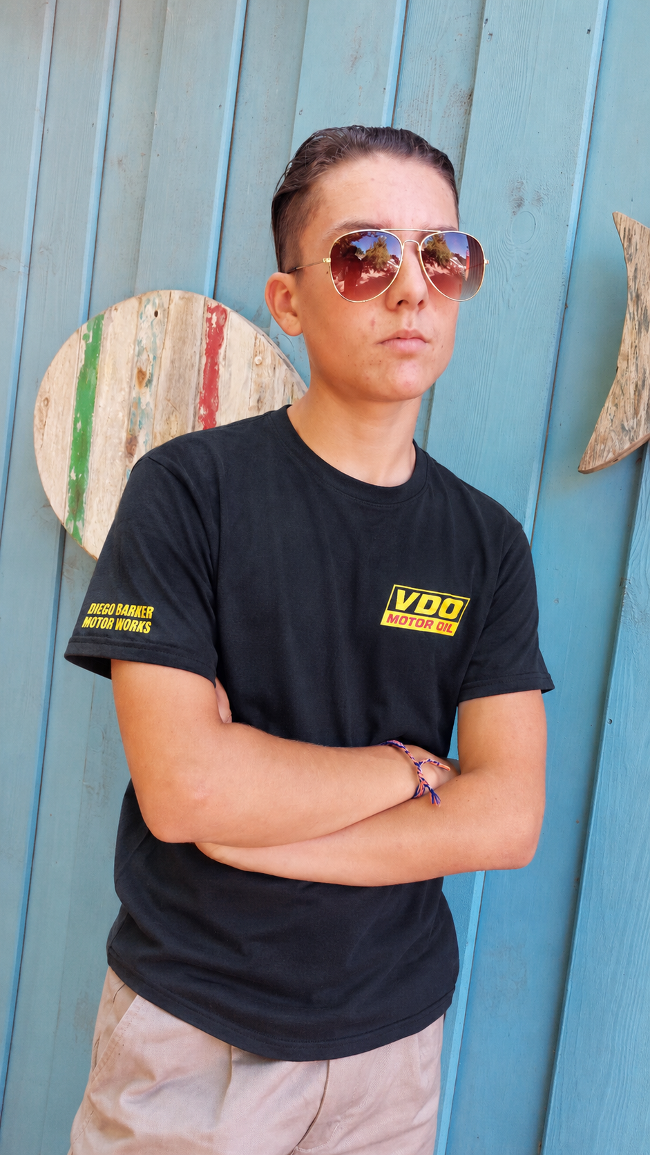 T-shirt VDO RACING OIL — RACING DIVISION