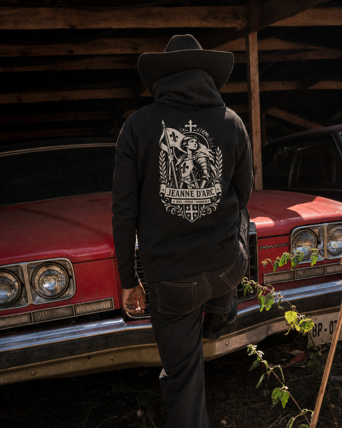 Hoodie Jeanne d’Arc — Foi & Héritage