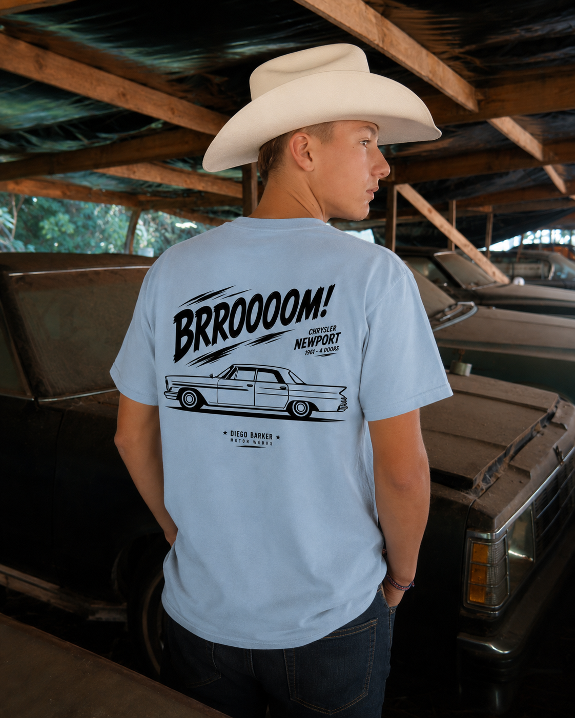 Tee-shirt Chrysler Newport — BRROOOOM!