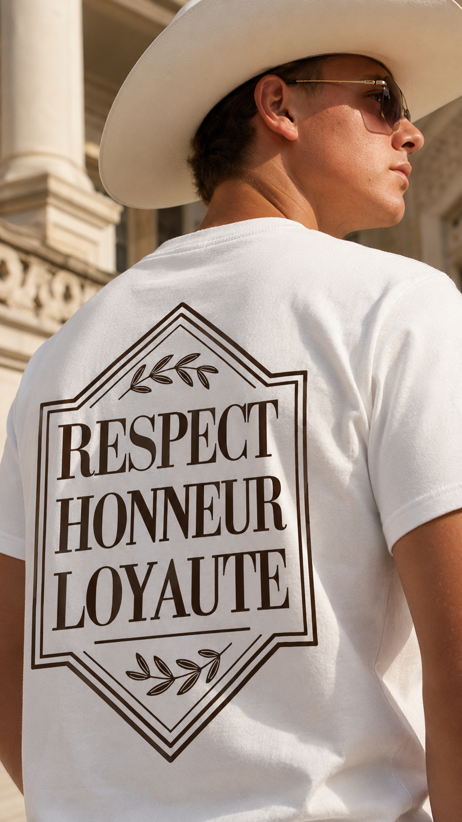 Tee-shirt Respect, honneur, loyauté