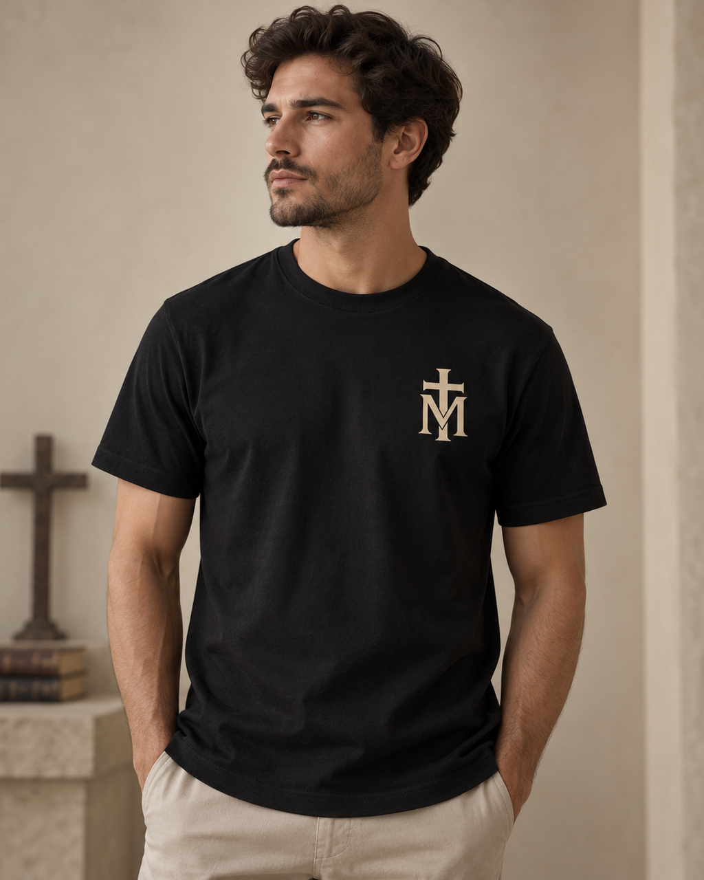 Tee-shirt Ave Maria — Foi & Héritage