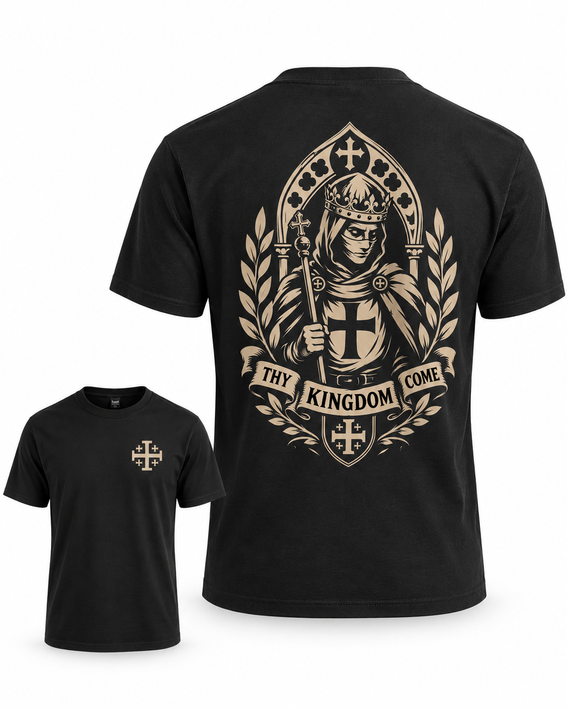 Tee-shirt Baudouin IV — Foi & Héritage