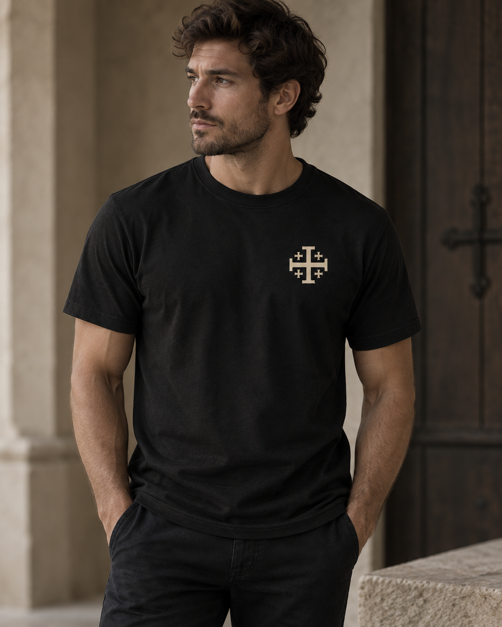 Tee-shirt Baudouin IV — Foi & Héritage