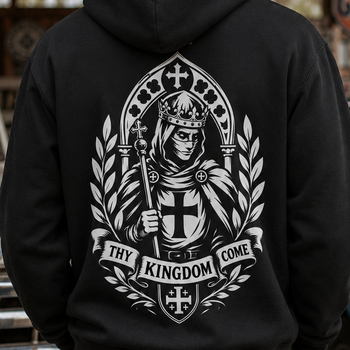 Hoodie Baudouin IV — Foi & Héritage