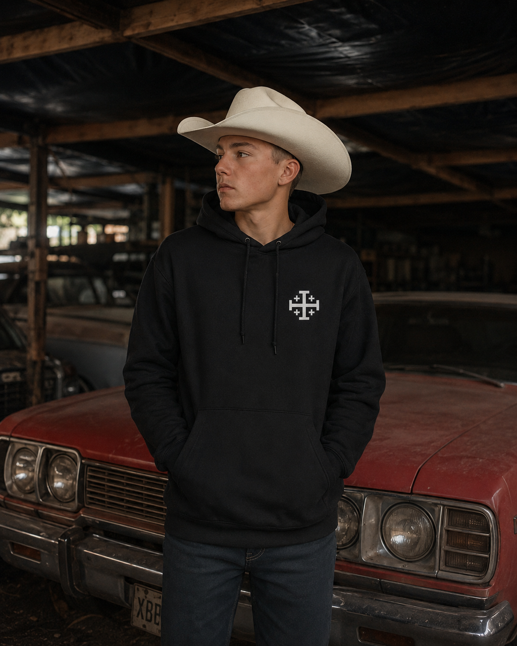 Hoodie Baudouin IV — Foi & Héritage