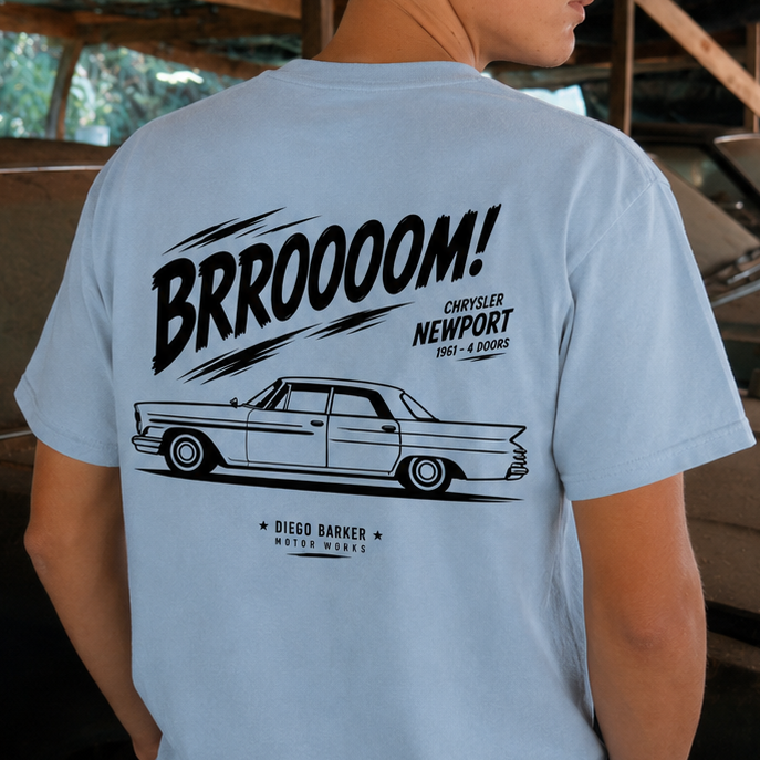 Tee-shirt Chrysler Newport — BRROOOOM!