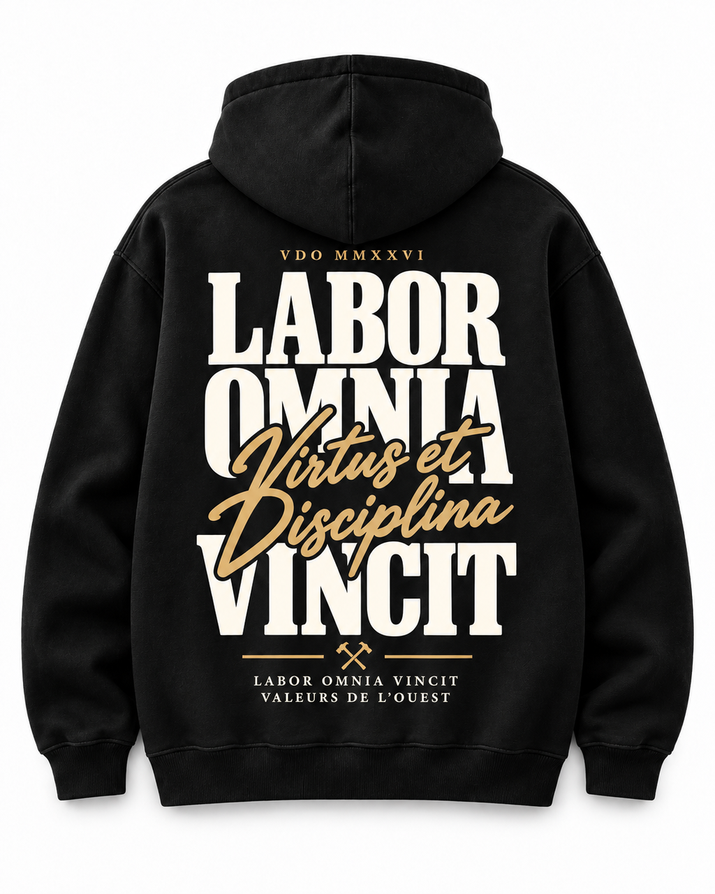 Hoodie Labor Omnia Vincit — Virtus