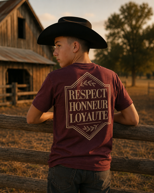 Tee-shirt Respect, honneur, loyauté