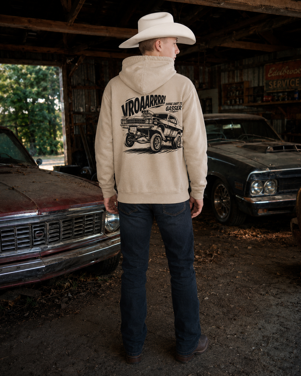 Hoodie Dodge Dart Gasser 1972 — VROAARRRR!