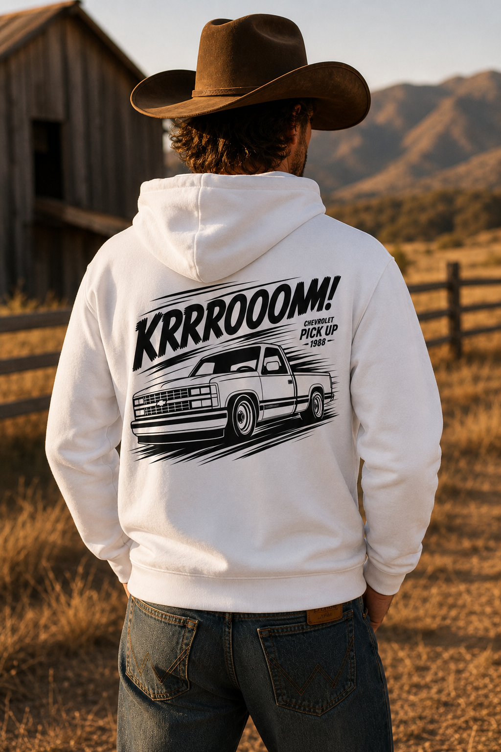 Hoodie Chevrolet Pick-up 1988 — KRRROOOMM!
