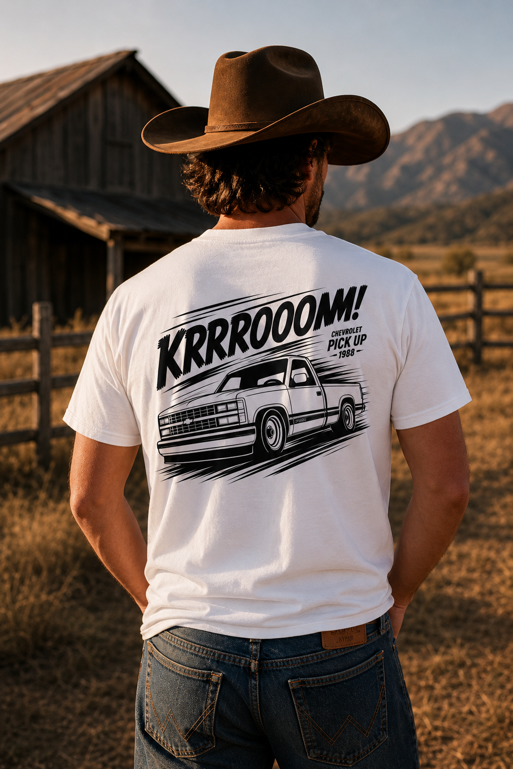 Tee-shirt Chevrolet Pick-up 1988 — KRRROOOMM!