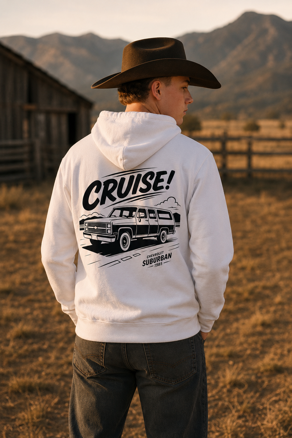 Hoodie Chevrolet Suburban 1985 — CRUISE!