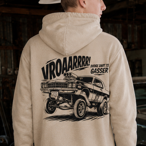 Hoodie Dodge Dart Gasser 1972 — VROAARRRR!