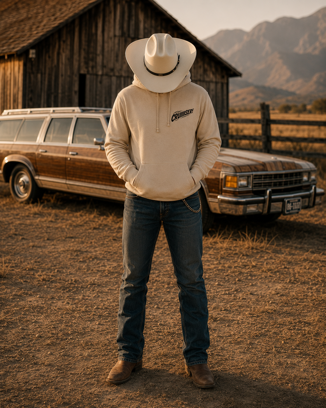 Hoodie Oldsmobile Custom Cruiser 1980 — CRUIIIISER!