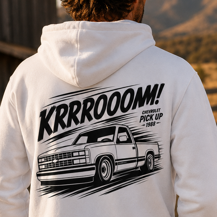 Hoodie Chevrolet Pick-up 1988 — KRRROOOMM!