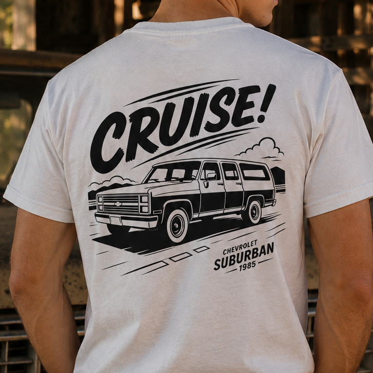 Tee-shirt Chevrolet Suburban 1985 — CRUISE!
