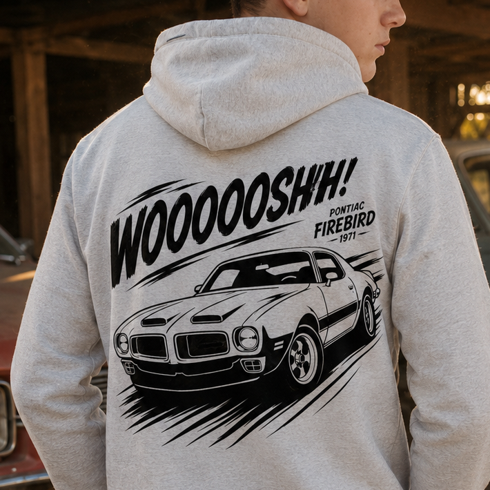Hoodie Pontiac Firebird 1971 — WOOOOSHHH!