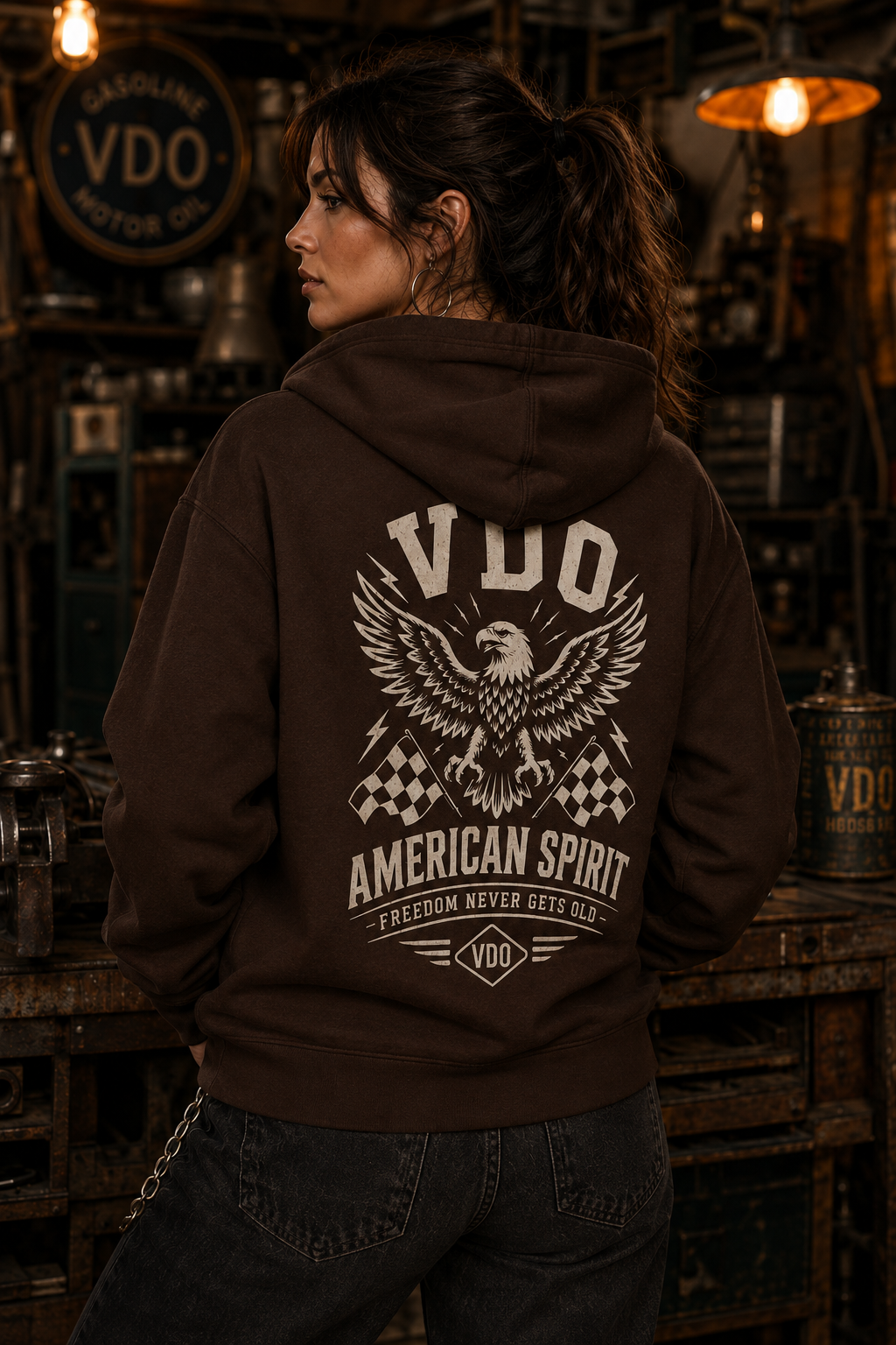 Hoodie VDO American Spirit
