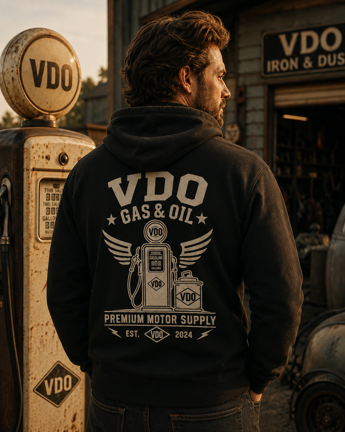 Hoodie VDO Gas & Oil