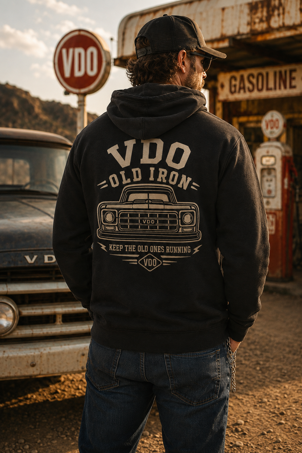 Hoodie VDO Old Iron