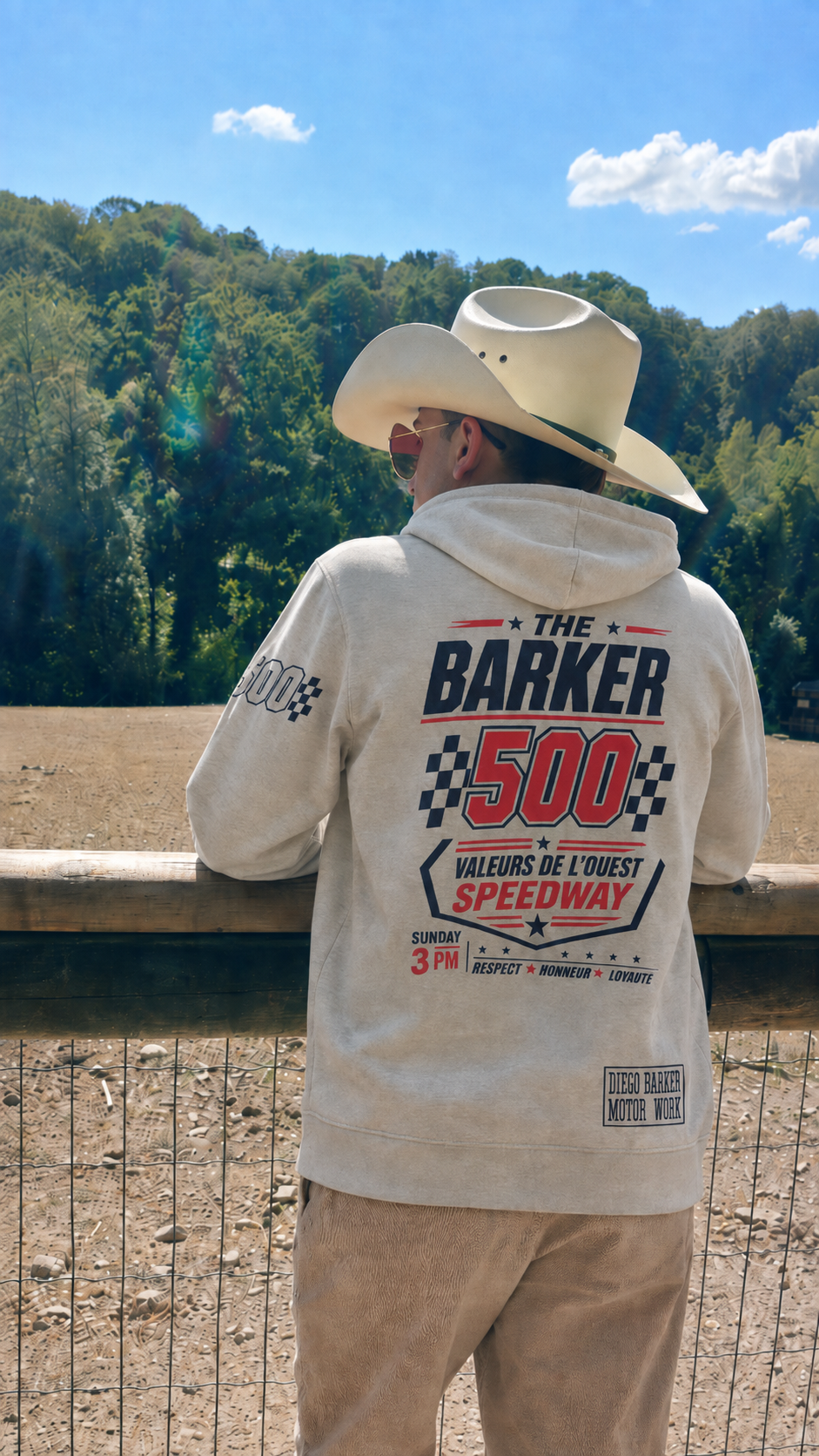 Hoodie THE BARKER 500 — RACING DIVISION