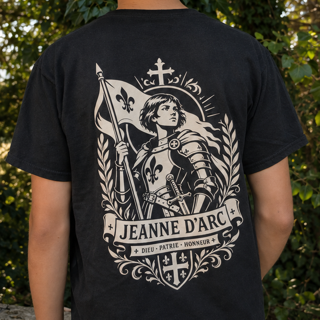 Tee-shirt Jeanne d’Arc — Foi & Héritage