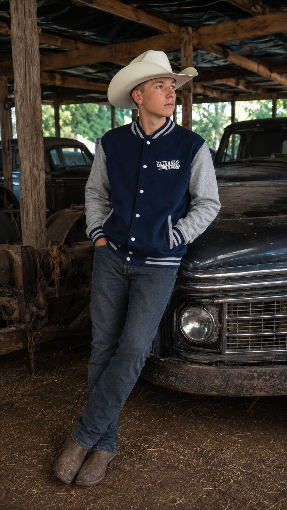 Veste varsity – Respect, honneur, loyauté