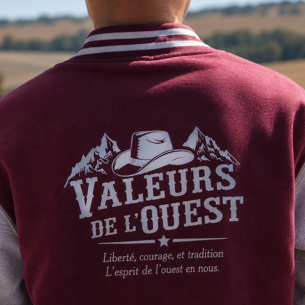 Veste varsity – Terres de Caractère