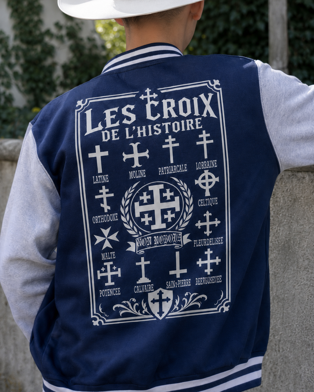 Veste varsity – Les Croix de l’Histoire
