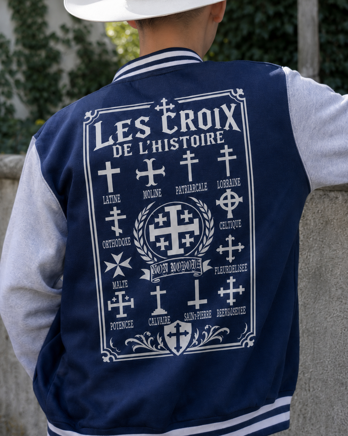 Veste varsity – Les Croix de l’Histoire