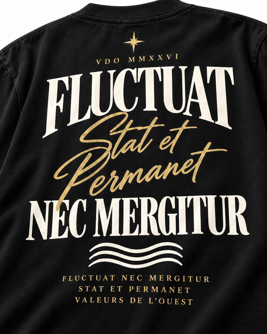 Tee-shirt Fluctuat Nec Mergitur — Virtus