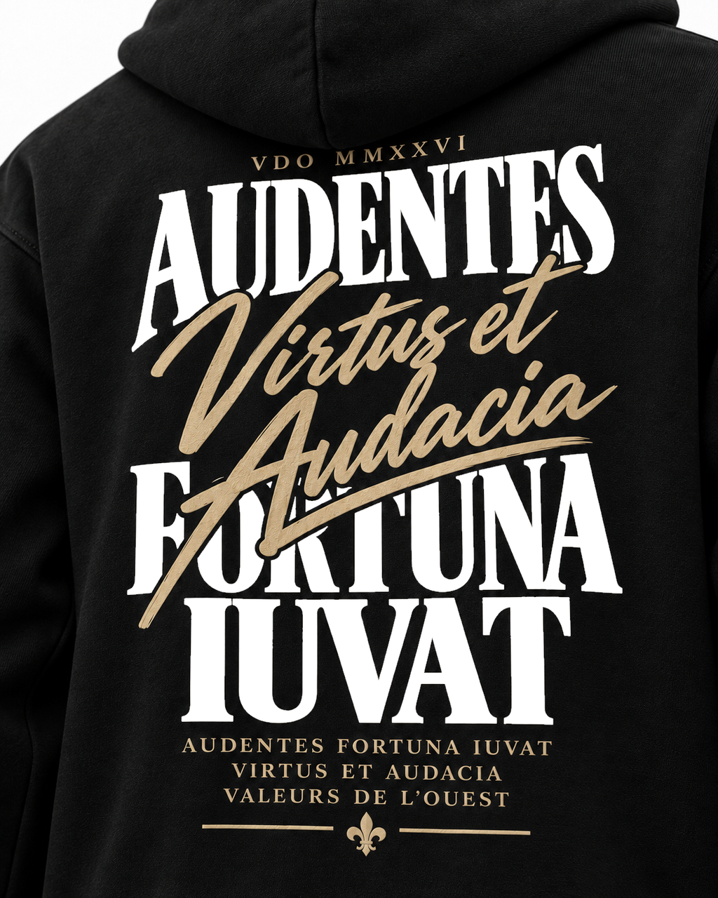 Hoodie Audentes Fortuna Iuvat — Virtus