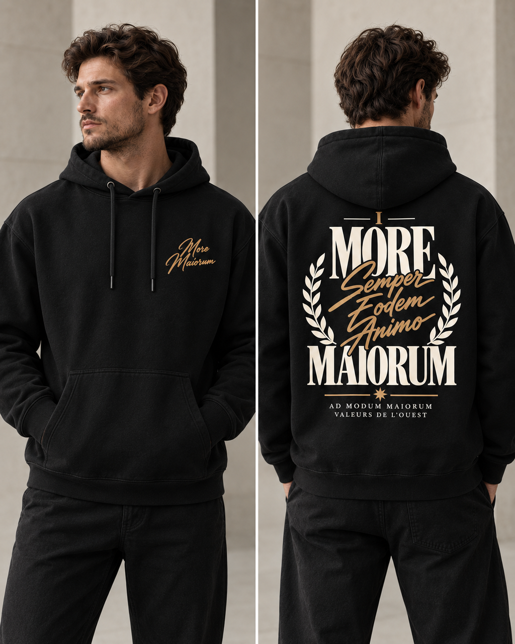 Hoodie More Maiorum — Virtus