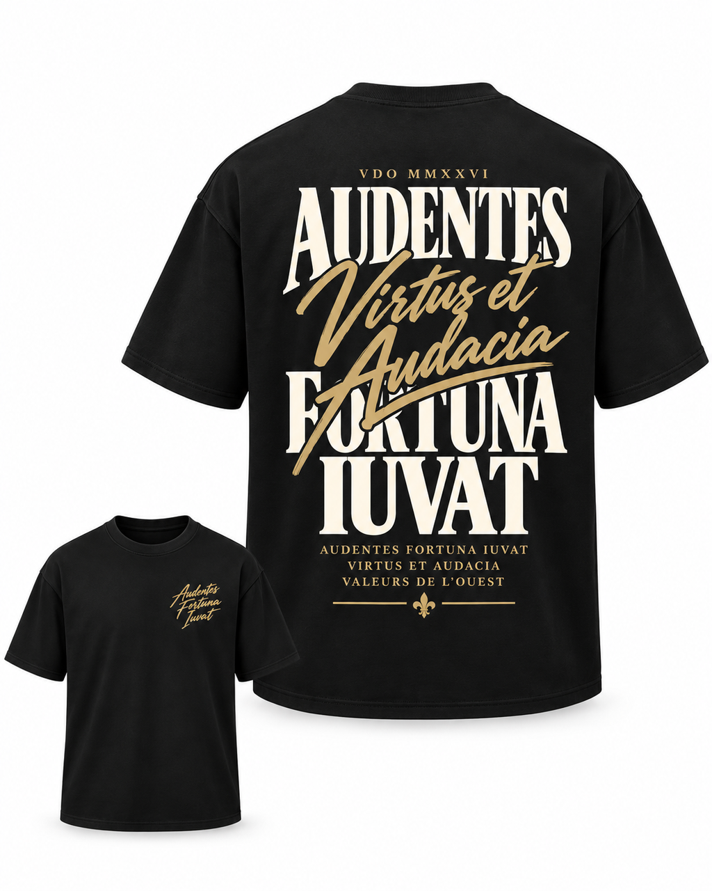 Tee-shirt Audentes Fortuna Iuvat — Virtus
